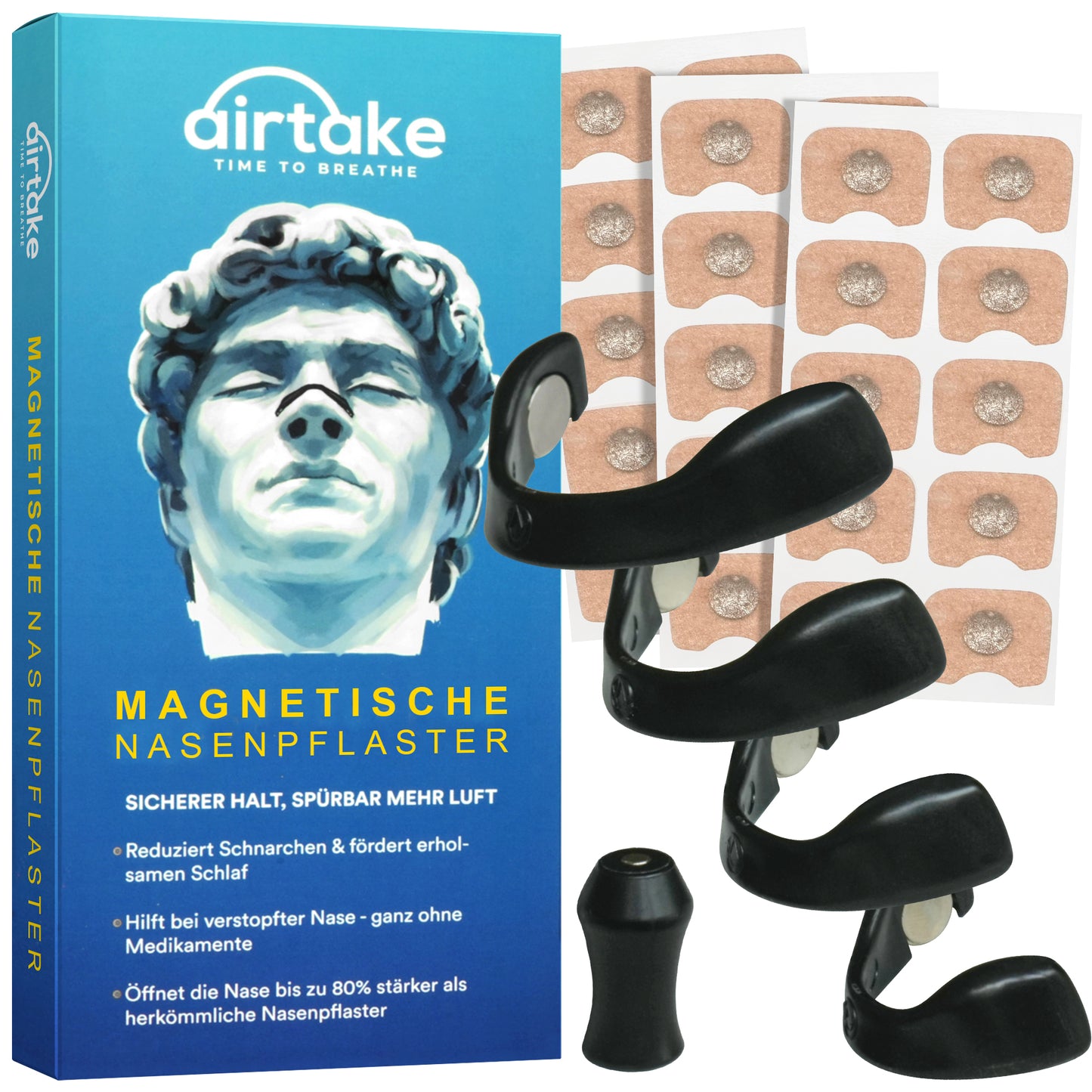 Magnetisches Nasenpflaster - Starter Kit inkl. 15 Tage Vorrat