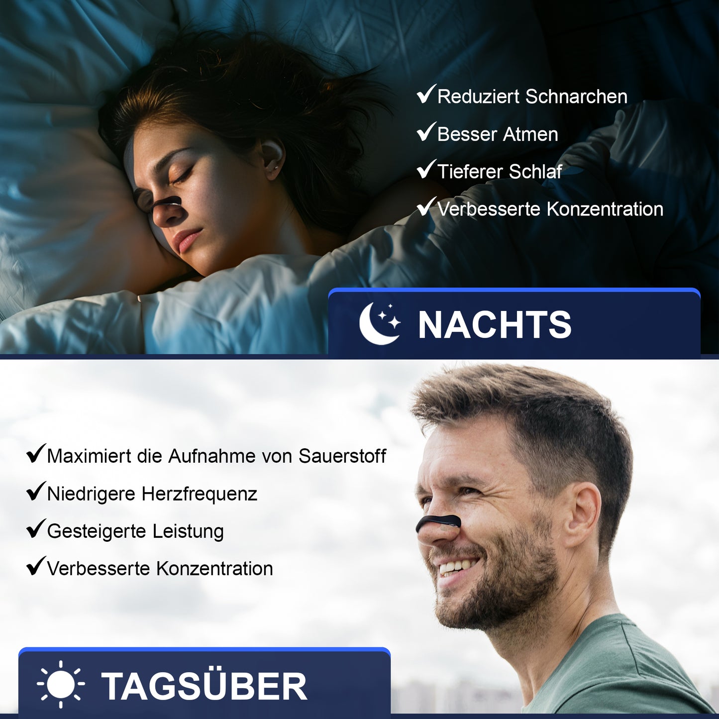 Magnetisches Nasenpflaster - Starter Kit inkl. 15 Tage Vorrat
