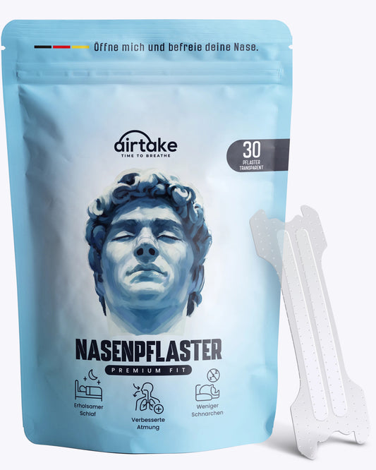 30er Nasenpflaster Premium - Transparent - Monatspackung