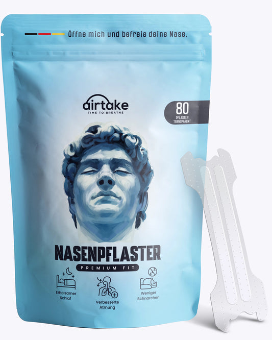 80er Nasenpflaster Premium - Transparent - Vorteilspackung